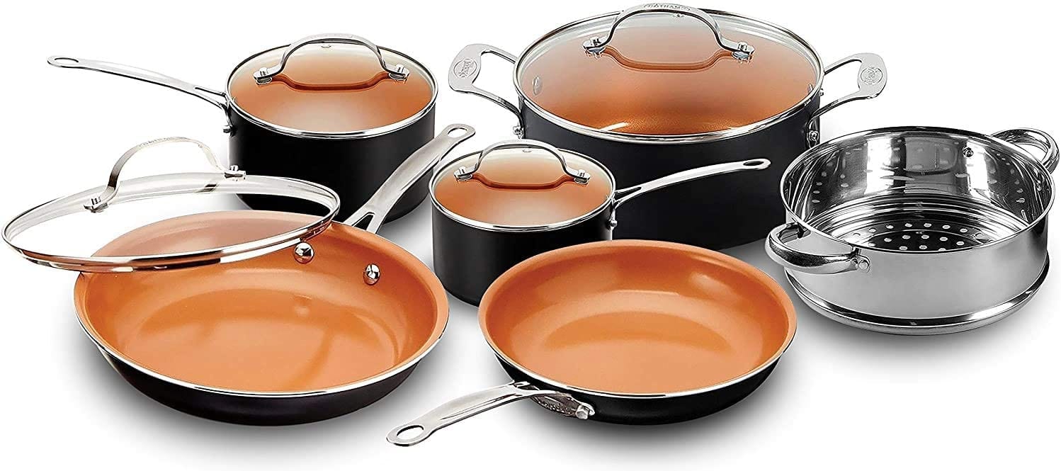 Gotham Steel gotham steel 20 piece pots and pans set nonstick