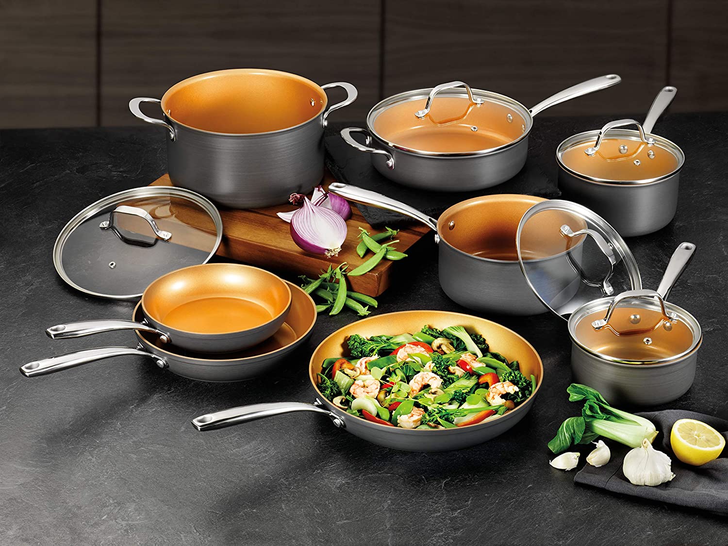 Gotham Steel Pots and Pans 13 Piece Cookware Set : Best Outdoor